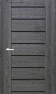 Полотно дверне EКO ТМ DOORS 2000х600х40мм С 018 BG (чорне), шт