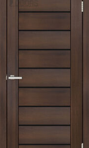Полотно дверне ПВХ ТМ DOORS 2000х900х40мм С 018 BG (чорне), шт