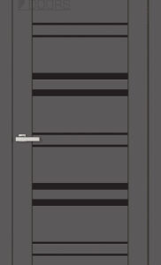 Полотно дверне ПВХ ТМ DOORS 2000х900х40мм С 017 BG (чорне), шт