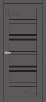 Полотно дверне ПВХ ТМ DOORS 2000х600х40мм С 017 BG (чорне), шт
