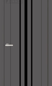 Полотно дверне ПВХ ТМ DOORS 2000х900х40мм С 050 BG (чорне), шт