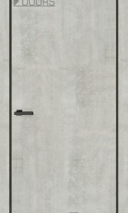 Полотно дверне ТМ Doors 2000х900х42мм TRENTO 01B BLACK (з фрезерув. п/з 96/85), шт