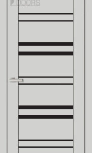 Полотно дверне ПВХ ТМ DOORS 2000х900х40мм С 017 BG (чорне), шт