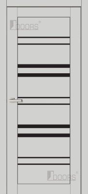 Полотно дверне ПВХ ТМ DOORS 2000х900х40мм С 017 BG (чорне), шт