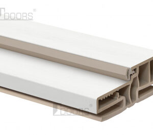Коробка двер.Waterproof ПВХ ТЕЛЕСКОП. Г-подіб. з ущіл.Д/40 ТМ Doors 90x35мм (кмпл.), кмпл.