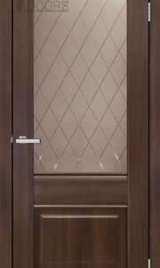 Полотно дверне ПВХ ТМ DOORS 2000х900х40мм С 070 CDb (бронза), шт