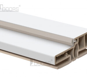Коробка двер.Waterproof ПВХ ТЕЛЕСКОП. Г-подіб. з ущіл.Д/40 ТМ Doors 90x35мм (кмпл.), кмпл.